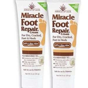 Miracle Foot Repair Cream – 2 Pack (8 oz Each)